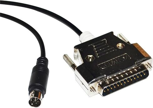 DB25 25pin ذكر إلى Mini DIN 8Pin Adapter Cable لسلسلة PLC Communication Cable (1.8m) in Saudi Arabia
