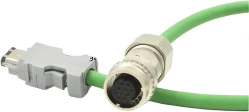 Encoder Cable for Servo Motor Standard Type JZSP-CVP01-03-E Angle Type JZSP-CVP11-03-E(15m,JZSP-CVP11-03-E Green) in Saudi Arabia