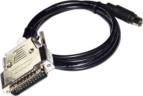 D-SUB 25PIN DB25 Male to MINI DIN 8PIN MD8 Adapter FX-232AW to FX2N/FX1N/FX0N/FX1S/FX0 FX-422CAB0 Communication Cable(1.8M) in Saudi Arabia