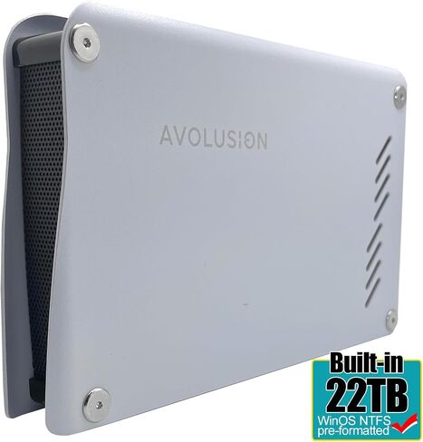 Avolusion M5 Series 22tb USB 3.0 محرك الأقراص الثابتة الخارجي لجهاز الكمبيوتر/الكمبيوتر المحمول Windowsos (متجدد) in Saudi Arabia