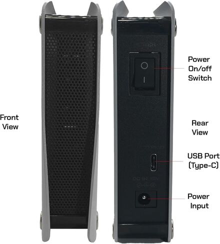 Avolusion M5 Series 22tb USB 3.0 محرك الأقراص الثابتة الخارجي لجهاز الكمبيوتر/الكمبيوتر المحمول Windowsos (متجدد) in Saudi Arabia