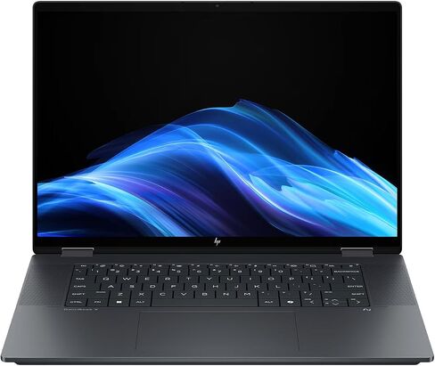 HP 2025 الكمبيوتر المحمول | omnibook x flip 2-in-1 | 16 "1920x1200 Touch IPS | Intel -8 Core Ultra 7 258V | 32GB LPDDR5 | 4TB SSD | Windows 11 Pro | Wi -Fi 6e - Bt 5.3 - Backlit KB - 5MP IR Camera - Grey in Kuwait