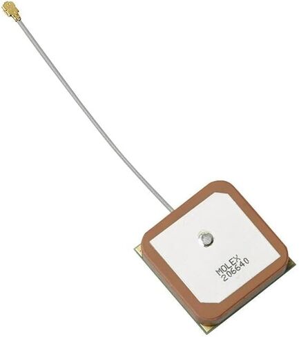 Molex/Waldom ، 206640-0001 ، GNSS هوائي التصحيح النشط مع مضخم الضوضاء منخفضة (LNA) - 1558 ميجا هرتز إلى 1564 ميجا هرتز 1572 ميجا هرتز إلى 1578 ميجا هرتز 1597 ميجا هرتز إلى 1607 ميجا هرتز - 60.00 ملم طول الكابلات (19 عنصر/ث) in Saudi Arabia