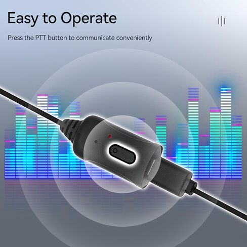 Retevis AI Active Active Love Lexer Reduction Talkie Talkie مع MIC ، قابلة للشحن ، لـ RT22 RT21 RT68 H777 ، متوافق مع Pxton Baofeng Kenwood Walkie Talkie ، مجموعة أذن راديو ثنائية (10 حزمة) in Kuwait