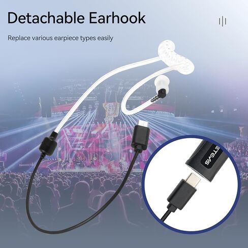 Retevis AI Active Active Love Lexer Reduction Talkie Talkie مع MIC ، قابلة للشحن ، لـ RT22 RT21 RT68 H777 ، متوافق مع Pxton Baofeng Kenwood Walkie Talkie ، مجموعة أذن راديو ثنائية (10 حزمة) in Kuwait