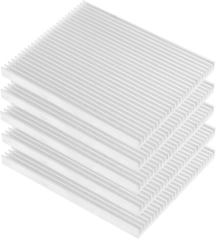 5Pcs Heatsink Cooler Cooling,Oscilloscope Heat Sink, Aluminum Heat Sink Probe 200mhz Pp215 Fin CPU Aluminum Cooling Heat Dissipating Parts 100 X 80 X 7MM in Saudi Arabia