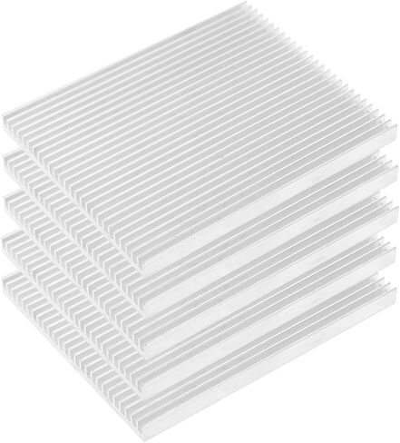 5Pcs Heatsink Cooler Cooling,Oscilloscope Heat Sink, Aluminum Heat Sink Probe 200mhz Pp215 Fin CPU Aluminum Cooling Heat Dissipating Parts 100 X 80 X 7MM in Saudi Arabia