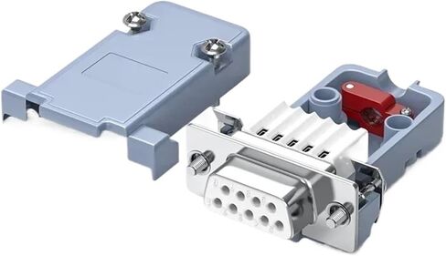 9Pin RS232 Connector Mini DB9 Male Female Solderless Joint Plug Industrial Grade Upgraded Universal 485/422 Serial Port Adapter(Female-Punch Pin-P) in Saudi Arabia