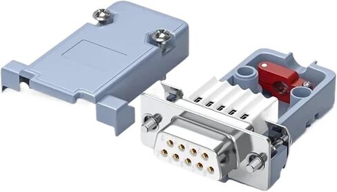9Pin RS232 Connector Mini DB9 Male Female Solderless Joint Plug Industrial Grade Upgraded Universal 485/422 Serial Port Adapter(Female-Solid Pin-P) in Saudi Arabia