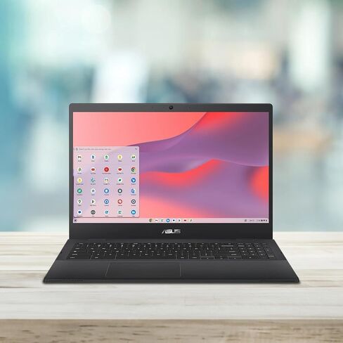 ASUS CX15 Everyday Value Chromebook 15.6" FHD Display (Intel Celeron N4500, Intel UHD Graphics, 8GB LPDDR4, 64GB eMMC, WiFi 6, Webcam, Bluetooth 5.2, 45W PSU, Chrome OS) (Renewed) in Saudi Arabia