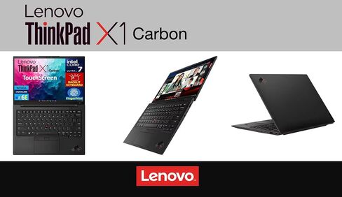 Lenovo ThinkPad X1 Carbon AI Business Laptop 14.0" Touchscreen WUXGA Display (Intel Core Ultra 7 155U, 32GB LPDDR5X, 1TB PCIe SSD, Intel Graphics, Backlit KB, Win 11 Pro) w/Dockztorm Hub in Saudi Arabia