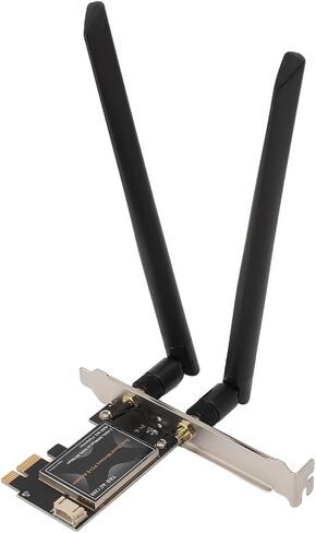 محول ، بطاقة شبكة PCIEX1 867MBPS مع الهوائي ، 4.1 مقابل 7 8 10 ، 802.11AC Band 2.4 جيجا هرتز ، محول بطاقة الشبكة (هوائي 10 ديسيبل) in Saudi Arabia