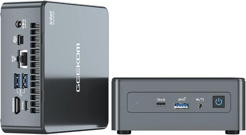 GEEKOM IT11 MINI PC (دعم الجودة لمدة 3 سنوات) ، Intel 11th Gen I5-1135G7 (حتى 4.2 جيجا هرتز) ، ذاكرة الوصول العشوائي 16GB 512GB M.2 NVME PCIE SSD NUC1 MINI COMPUTER in Kuwait