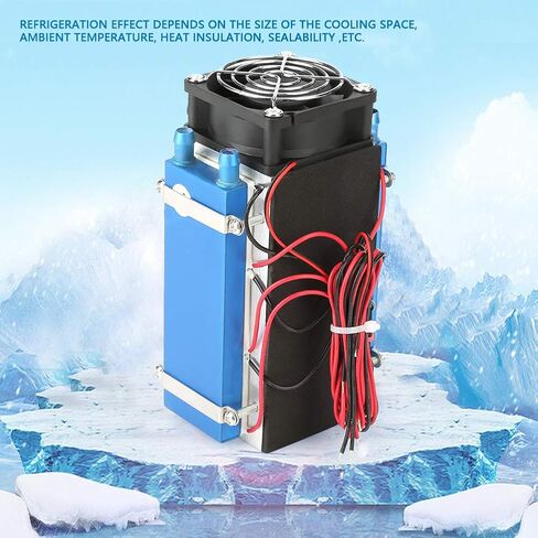 Semiconductor Cooler, DC 12V 4/6 Chip Semiconductor Refrigeration, Machine Cooler DIY Air Cooling Device for Small Space Cooling Pet Air Conditioner (6 Pin) in Kuwait