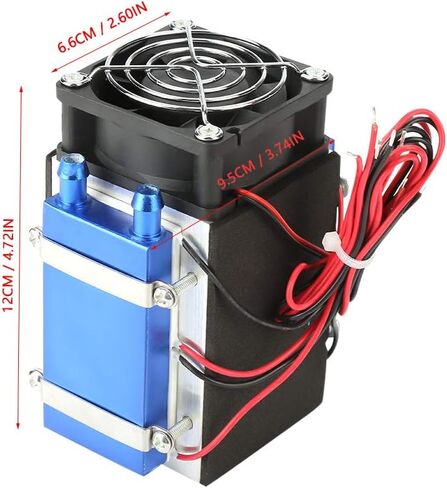 برودة أشباه الموصلات ، DC 12V 4/6 شريحة أشباه الموصلات التبريد ، جهاز تبريد الهواء المبرد للآلة DIY لمكيف الهواء للحيوانات الأليفة بتبريد الفضاء (6 دبوس) in Saudi Arabia