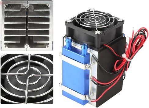برودة أشباه الموصلات ، DC 12V 4/6 شريحة أشباه الموصلات التبريد ، جهاز تبريد الهواء المبرد للآلة DIY لمكيف الهواء للحيوانات الأليفة بتبريد الفضاء (6 دبوس) in Saudi Arabia