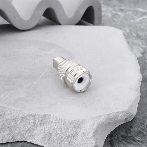 2pcs UHF SO239 أنثى إلى RCA ذكر موصل كابل Coax Coaxial محول متوافق مع أجهزة الراديو Heathkit Ham in Kuwait