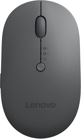 Lenovo X9 Edition Mouse - Blue Optical - Cable/Wireless - Bluetooth/Radio Renergency - 2.40 GHz - Resphargable - Thunder Gray - USB Type C - 2400 dpi - Scroll Wheel - 5 Button (S) - Senmetrical - 3 Mont in Saudi Arabia