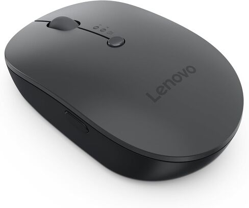 Lenovo X9 Edition Mouse - Blue Optical - Cable/Wireless - Bluetooth/Radio Renergency - 2.40 GHz - Resphargable - Thunder Gray - USB Type C - 2400 dpi - Scroll Wheel - 5 Button (S) - Senmetrical - 3 Mont in Saudi Arabia