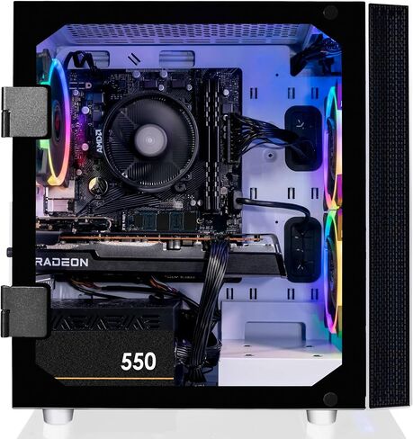 CLX Set Gaming PC - Intel Core I7 13700f 2.1GHz ، Geforce RTX 4060 ، 1TB NVME M.2 SSD ، 16GB DDR5 Black Memory ، CPU AIR COWNER ، WIFI ، Windows 11 Home ، White in Kuwait