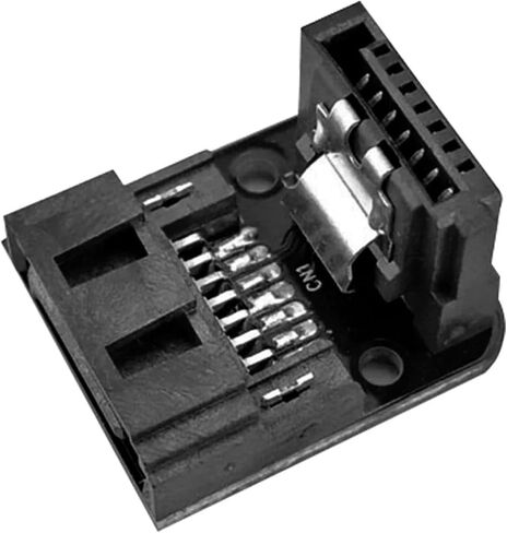 SATA 7Pin Female to Male Adapter 90 Degree Angle Elbow Adapter 6Gbps 90 Degree SATA Up/Down for Motherboard Mainboard(Positive Direction) in Saudi Arabia