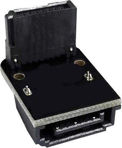 SATA 7Pin Female to Male Adapter 90 Degree Angle Elbow Adapter 6Gbps 90 Degree SATA Up/Down for Motherboard Mainboard(Positive Direction) in Saudi Arabia