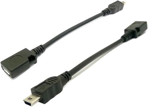 USB Plug to m;ic/ro USB B Female Data Cable Adapter Converter Data Cable in Saudi Arabia