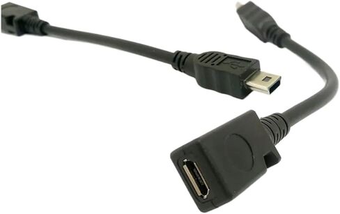 USB Plug to m;ic/ro USB B Female Data Cable Adapter Converter Data Cable in Saudi Arabia