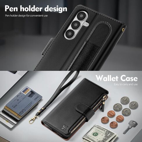 Compatible with Samsung Galaxy Z Fold7 5G Wallet Case with Card Holder,Fold 7 Phone Case Women Men RFID Blocking PU Leather Flip Protective Cover Wrist Strap Credit Card Slots,Blue in Kuwait