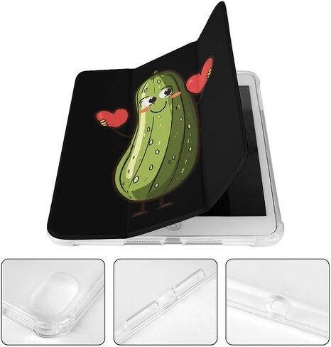Cucumber Pickle Love Case مع حامل القلم Trifold Trifold Stand متوافق مع iPad Mini 4/5/6 Mini6 （8.3in） in Kuwait