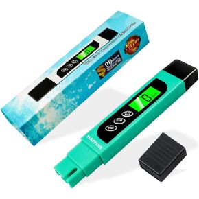 جهاز قياس جودة المياه TDS، مقياس التوصيل الرقمي HASFINE 3 في 1 TDS، EC ومقياس درجة الحرارة، قلم اختبار الدقة 0-9999 جزء في المليون متر لمياه الشرب وأحواض السمك وحمام السباحة والمزيد in Kuwait