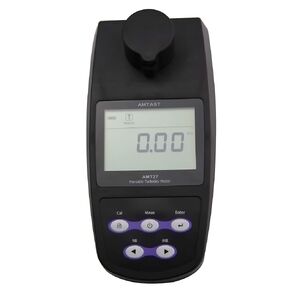 Portable Turbidity Meter Kit Handheld Turbidity Tester with Carrying Case, Range: 0-19.99, 20.0-199.9, 200-1000NTU