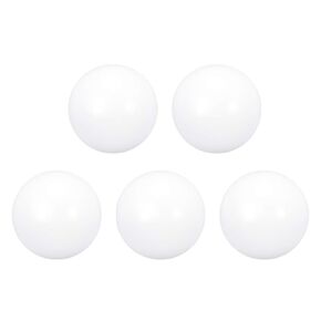 uxcell PTFE Ball, 25mm Diameter, Ground Finish, Diaphragm Pneumatic Pump White, 5pcs