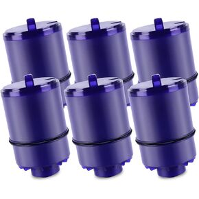 PUREPLUS NSF/ANSI 42 Certified Faucet Filter Replacement for Pur® Plus RF9999® FM-2500V FM-3700, PFM150W, PFM350V, PFM400H, PFM450S, Used for Pur® Advanced & Horizontal Faucet Mounts, 6Pack