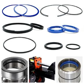 Hydraulic Log Splitter Cylinder Rebuild Seal Kit for 4.0"Bore x 1.75" Rod Cylinder, Dirty Hands Tools Huskee Log Splitter Parts Hydraulic Cylinder Rebuild Kit (Pack of 11)