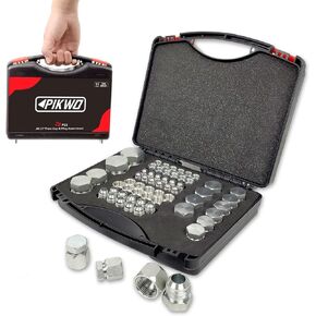 144 PC JIC and ORFS Master Industrial Hydraulic Cap and Plug Hose Tube and Pipe Fitting Kit Cap and Plug Kit Precision Threading in ORFS and 37° Dash Sizes 4 6 8 10 12 16