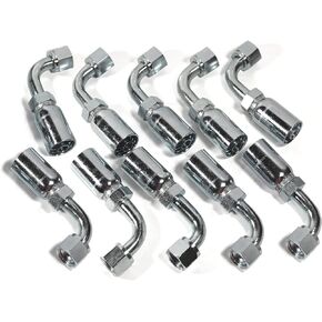 1" Hose x 1" JIC 37° Female 90° Hydraulic Hose End Elbow Crimp Fitting | FJX90-16-16