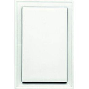Builders Edge 130120001123 Jumbo Mounting Block 123, White