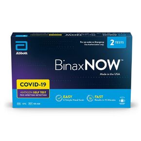 COVID-19 Antigen Self Test, 1 Pack, 4 Tests Total, COVID Test With 15-Minute Results Without Sending to a Lab, Easy to Use at Home