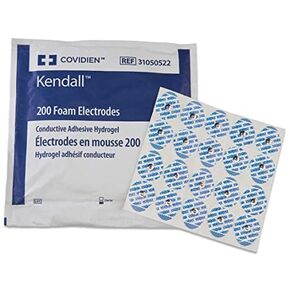 31050522 Covidian Branded Professional Medical Products - Electrode Electrocardiogram (EKG or ECG) Foam Hydrogel (Pack of 100)