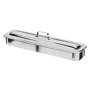 Graham-Field 3254 Grafco Instrument Catheter Tray with Strap Handle, Stainless Steel, 8-1/2" x 3" x 1-1/2"