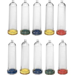 Cutting Edge Medisafe Sonic Irrigators, Washer Disinfectors Accessories, DISTALS, Assorted distal adaptors -Each pack contains 2-Small-Red, 3-Medium-Blue, 3-Large-Yellow, 2-Extra Large Green, PKG (10)