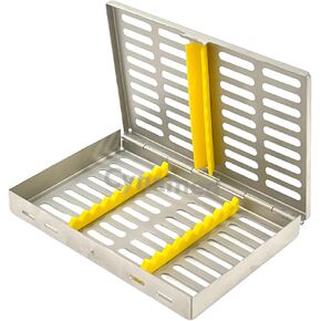 Cynamed Premium German Dental Surgical Autoclave Sterilization Cassettes Box Rack for 10 Instruments Branded