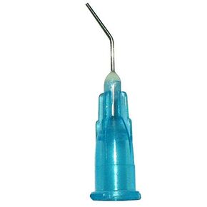 Dental Pre Bent Needle Tips 25 Ga./Blue, Etch