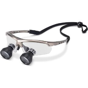 TTL Easy Size 2.5X Loupes Kit, Measure and Size Through The Lens Loupes, Red Frame