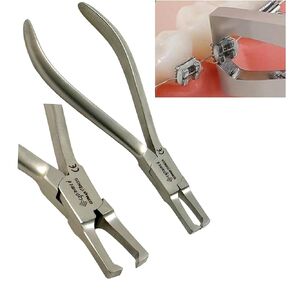 Premium German Stainless -Bracket Removing Pliers Braces Removing Pliers Orthodontic Dental (Cynamed)