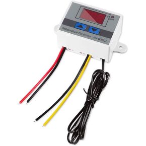 Digital LED Temperature Controller Module, XH-W3001 Thermostat Switch with Waterproof Probe, Programmable Heating Cooling Thermostat (12V 10A 120W)