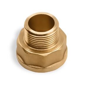 Adapter Nipple 3/4" Male x 1 “ Female Pipe Fitting NPT - Brass Adapter 3/4 inch x 1inch Female Pack of 1