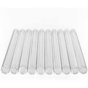 Nisorpa 20cm Long Borocilicate Glass Tubes,10 Pieces Industrial Glass Tubing Glass Straws,12 mmOD 8mmID,Thickness 2 mm