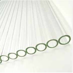 [12 Pack] 3"" inch Clear Borosilicate Glass Blowing Tubes 12 mm OD 2mm Wall Thick Wall Premium, Satashe' 3x12mm/12